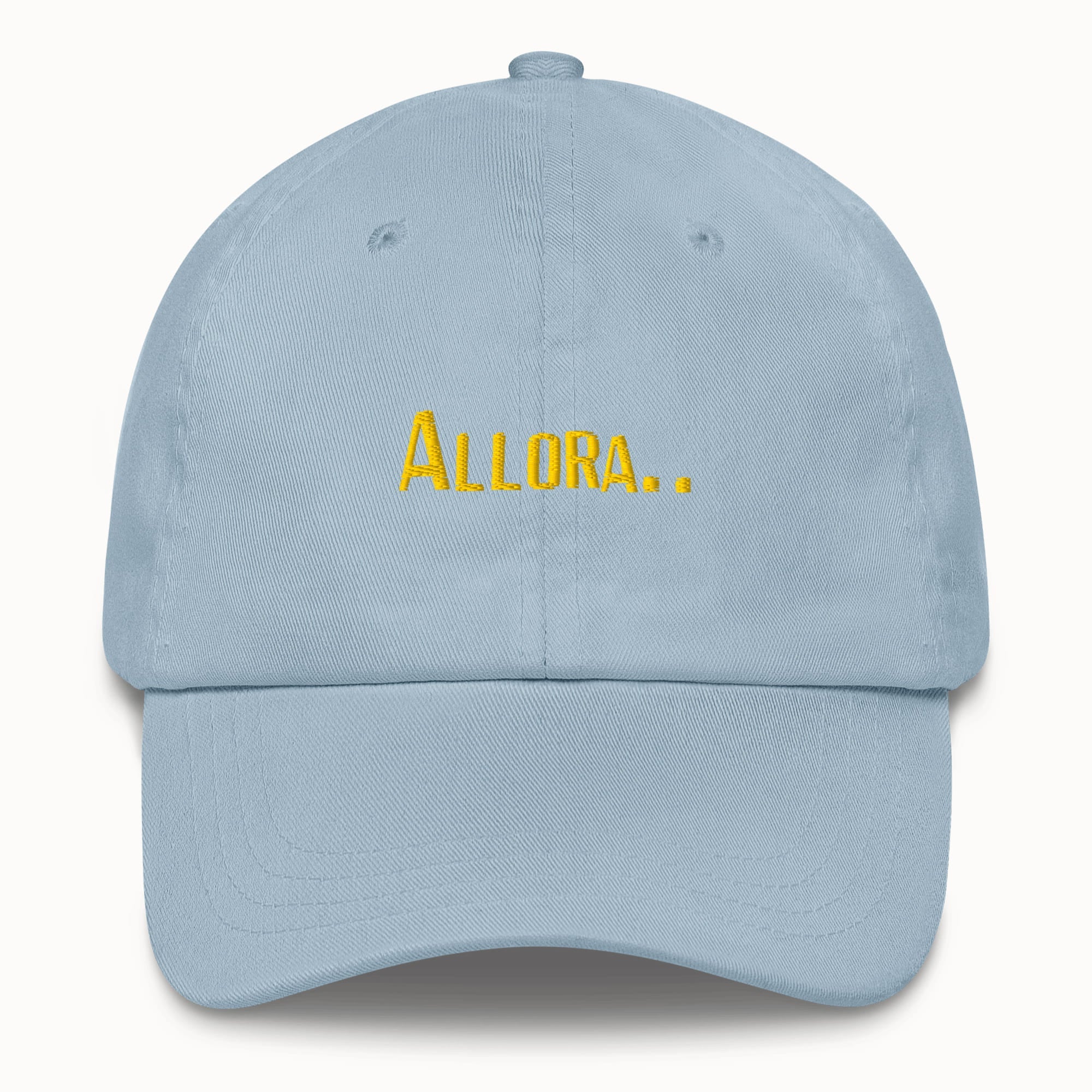 Allora.. Hat @shop name