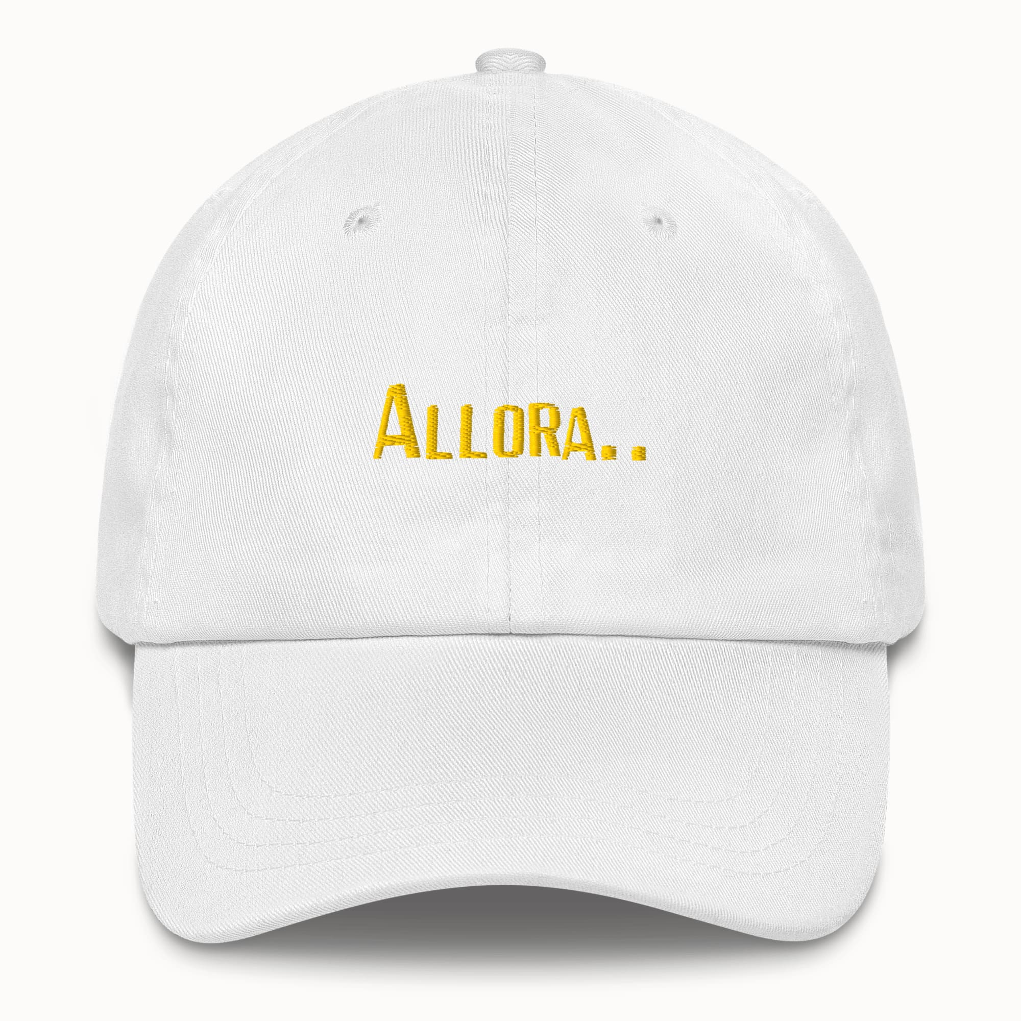 Allora.. Hat @shop name
