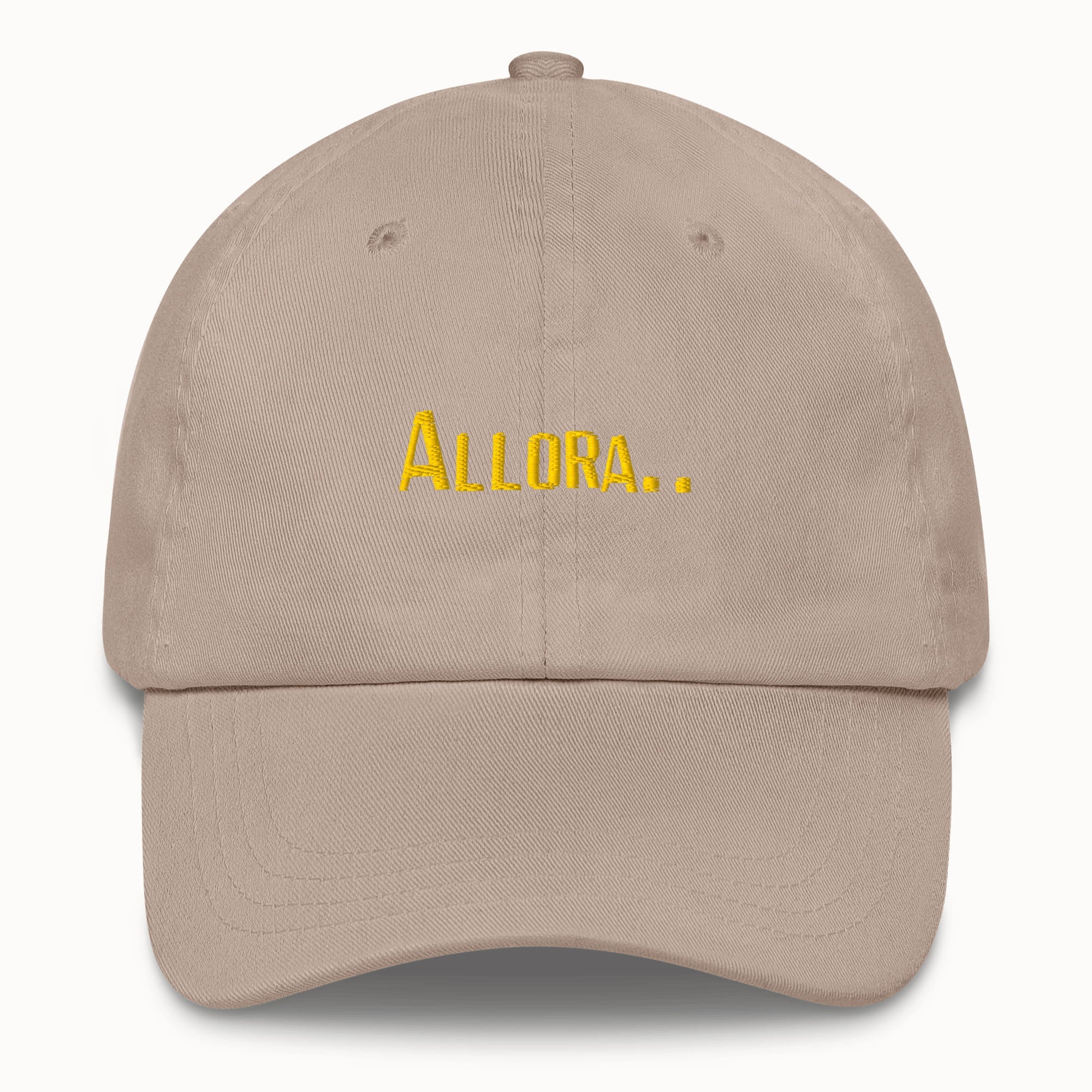 Allora.. Hat @shop name