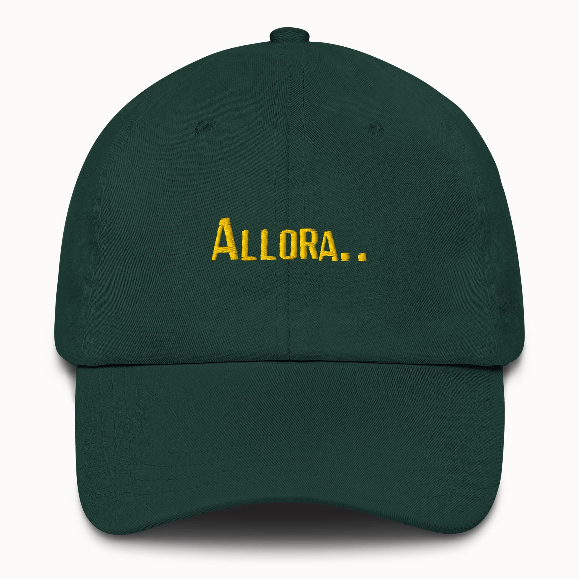 Allora.. Hat @shop name