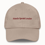 Hands speak louder Hat @shop name
