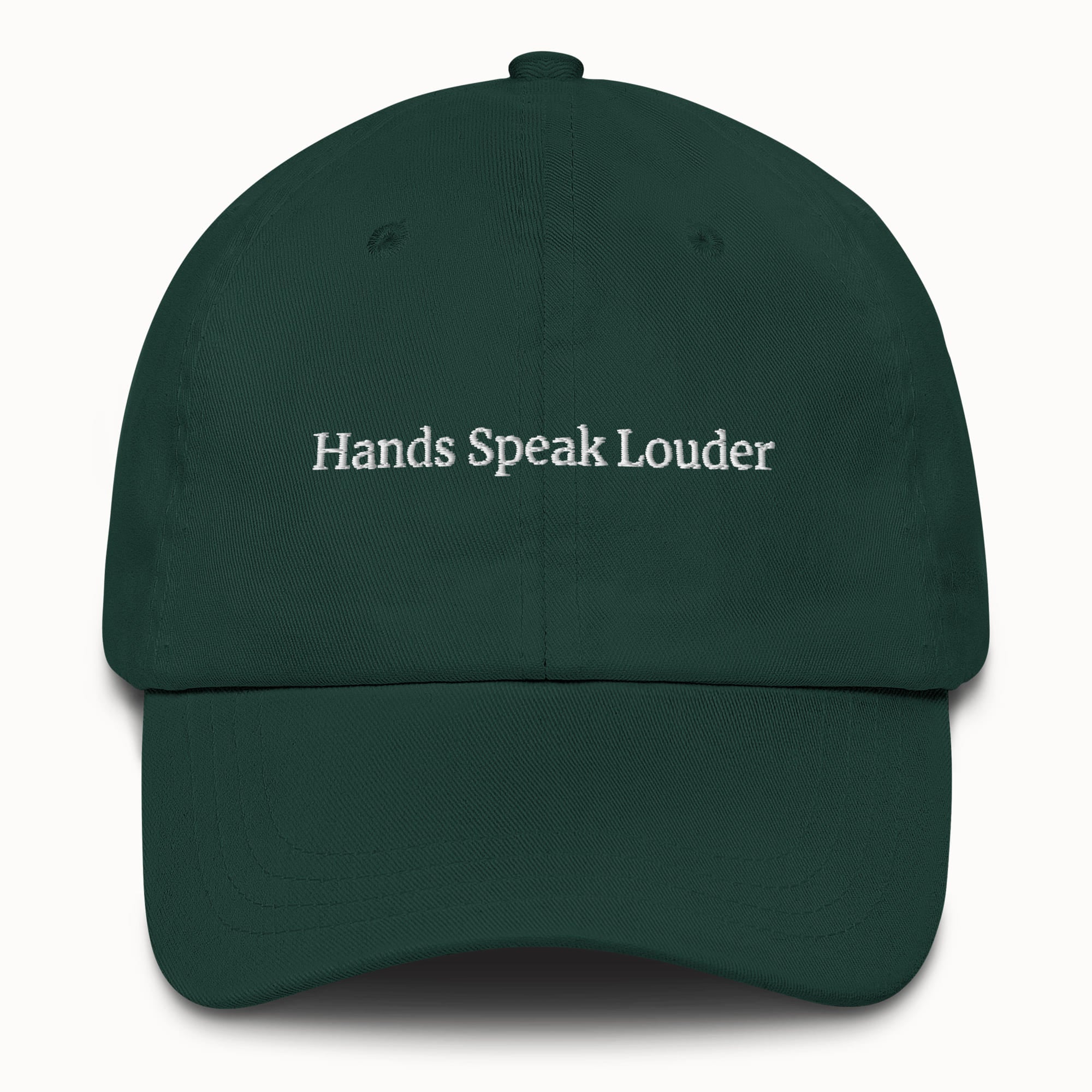 Hands speak louder Hat @shop name