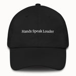 Hands speak louder Hat @shop name