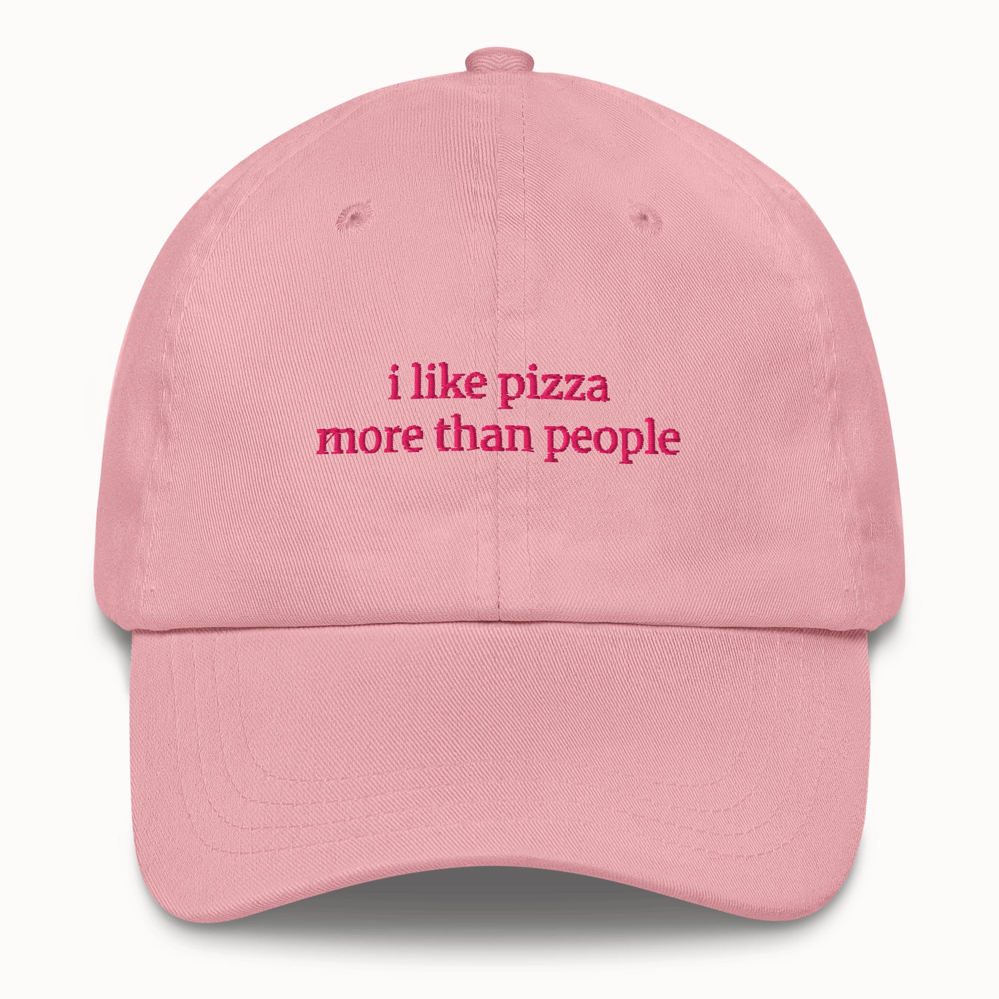 I like pizza more than people Hat @shop name