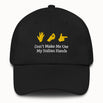 Italian Hands Hat @shop name