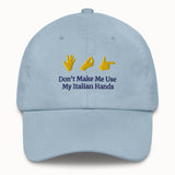 Italian Hands Hat @shop name