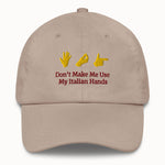 Italian Hands Hat @shop name