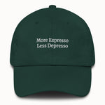More Espresso Less Depresso Hat @shop name