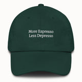 More Espresso Less Depresso Hat @shop name