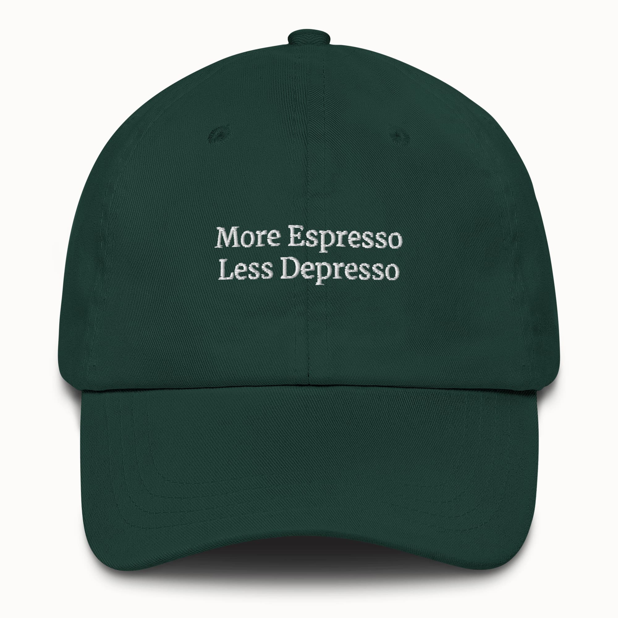 More Espresso Less Depresso Hat @shop name