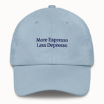 More Espresso Less Depresso Hat @shop name