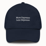 More Espresso Less Depresso Hat @shop name
