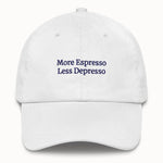 More Espresso Less Depresso Hat @shop name