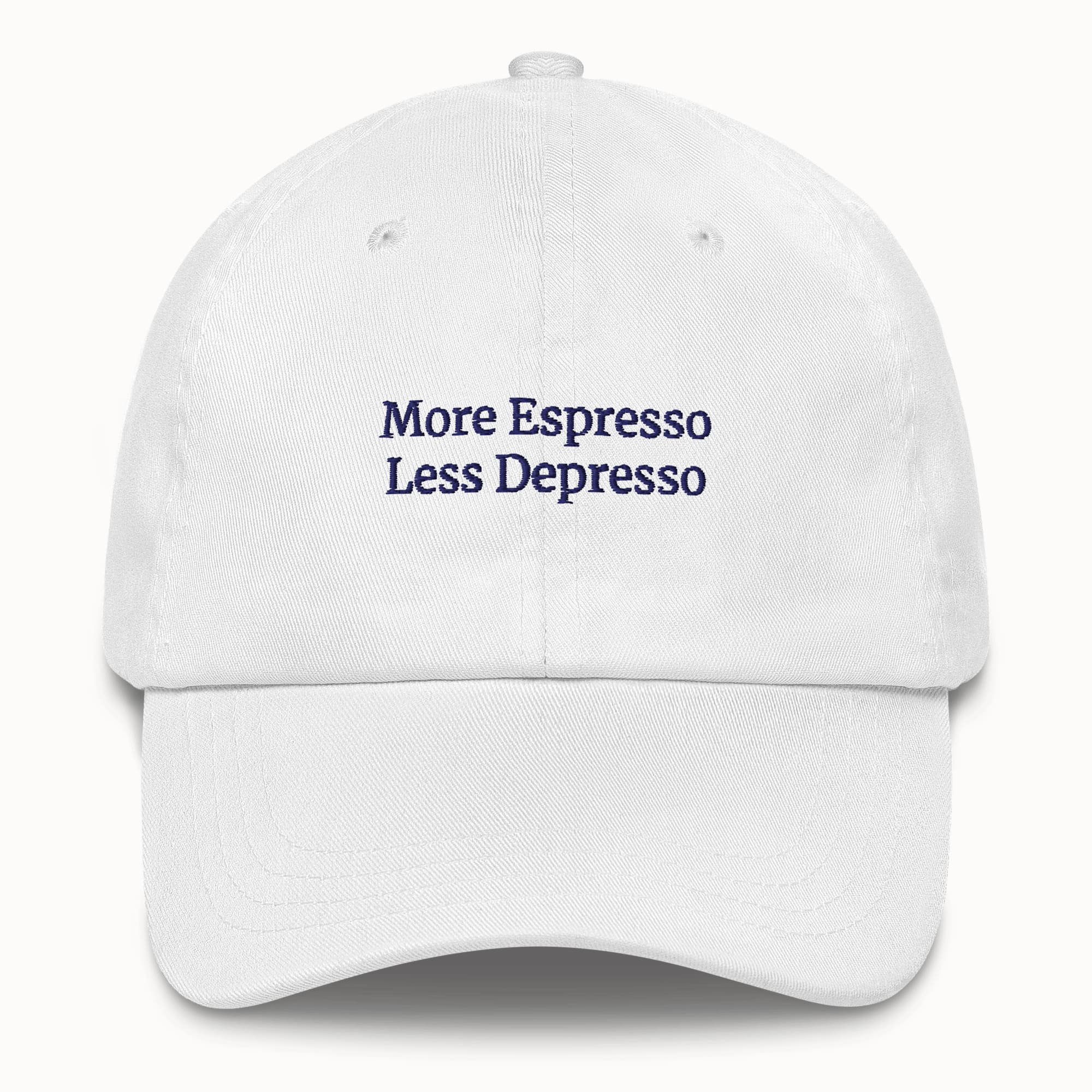 More Espresso Less Depresso Hat @shop name