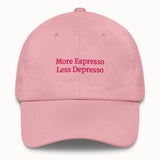 More Espresso Less Depresso Hat @shop name