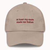 My mum made me Italian Hat @shop name