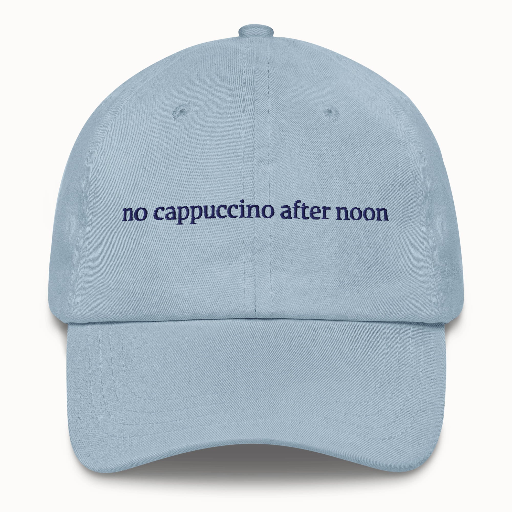 No cappuccino after noon Hat @shop name