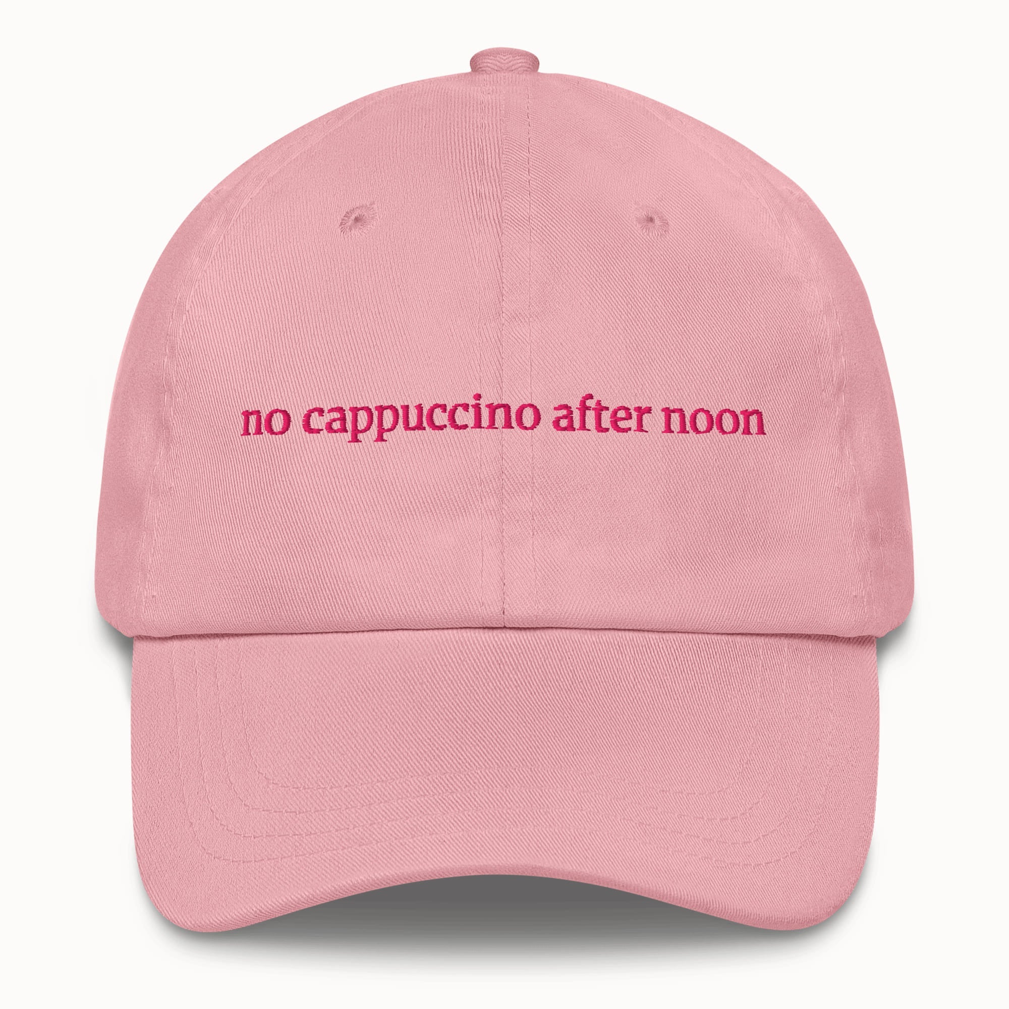 No cappuccino after noon Hat @shop name