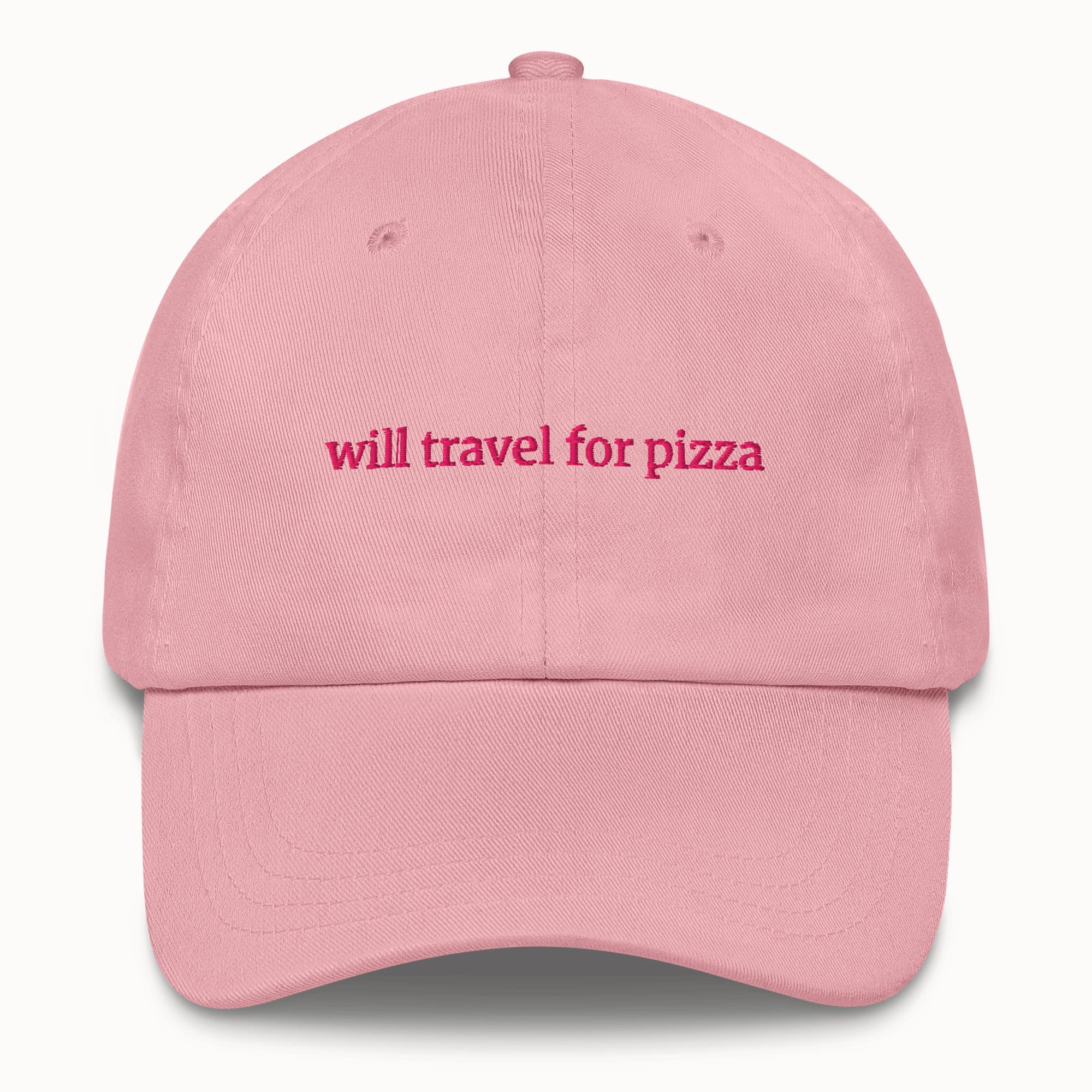 Will travel for pizza Hat @shop name