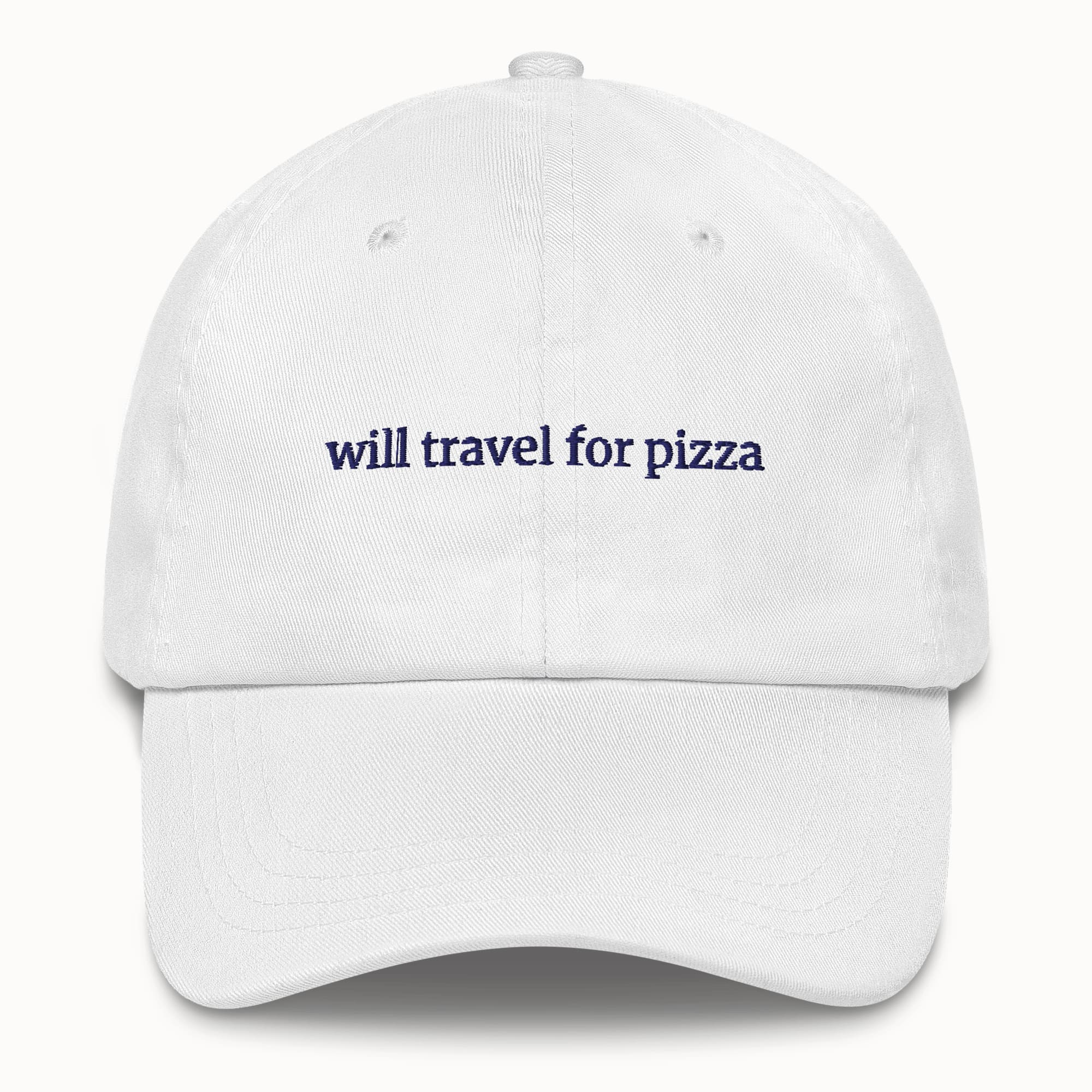 Will travel for pizza Hat @shop name
