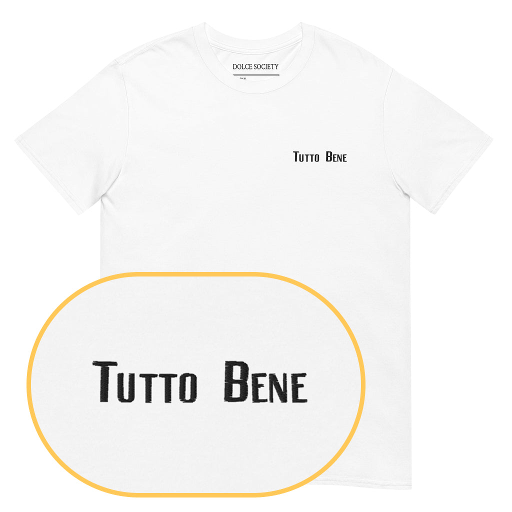 Tutto Bene T-Shirt (Embroidered) @shop name