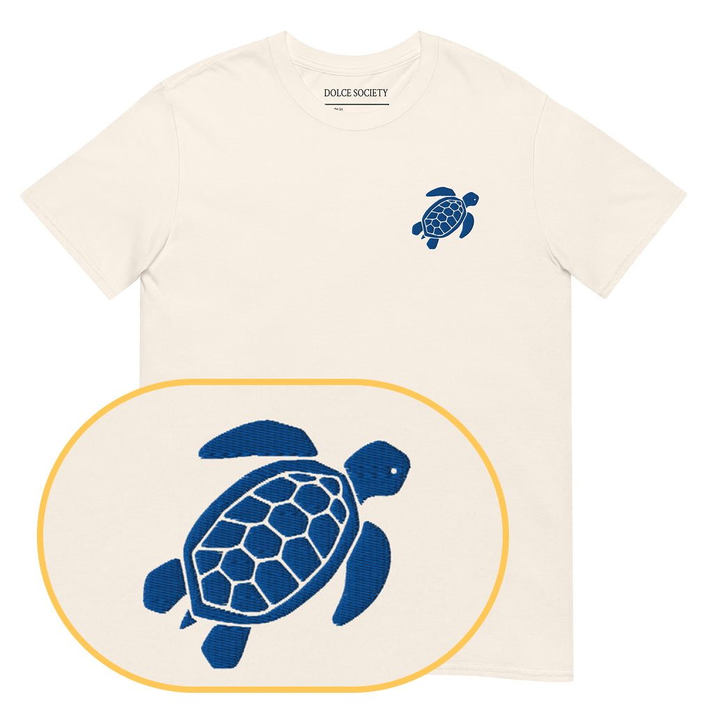 Turtle T-Shirt (Embroidered) @shop name