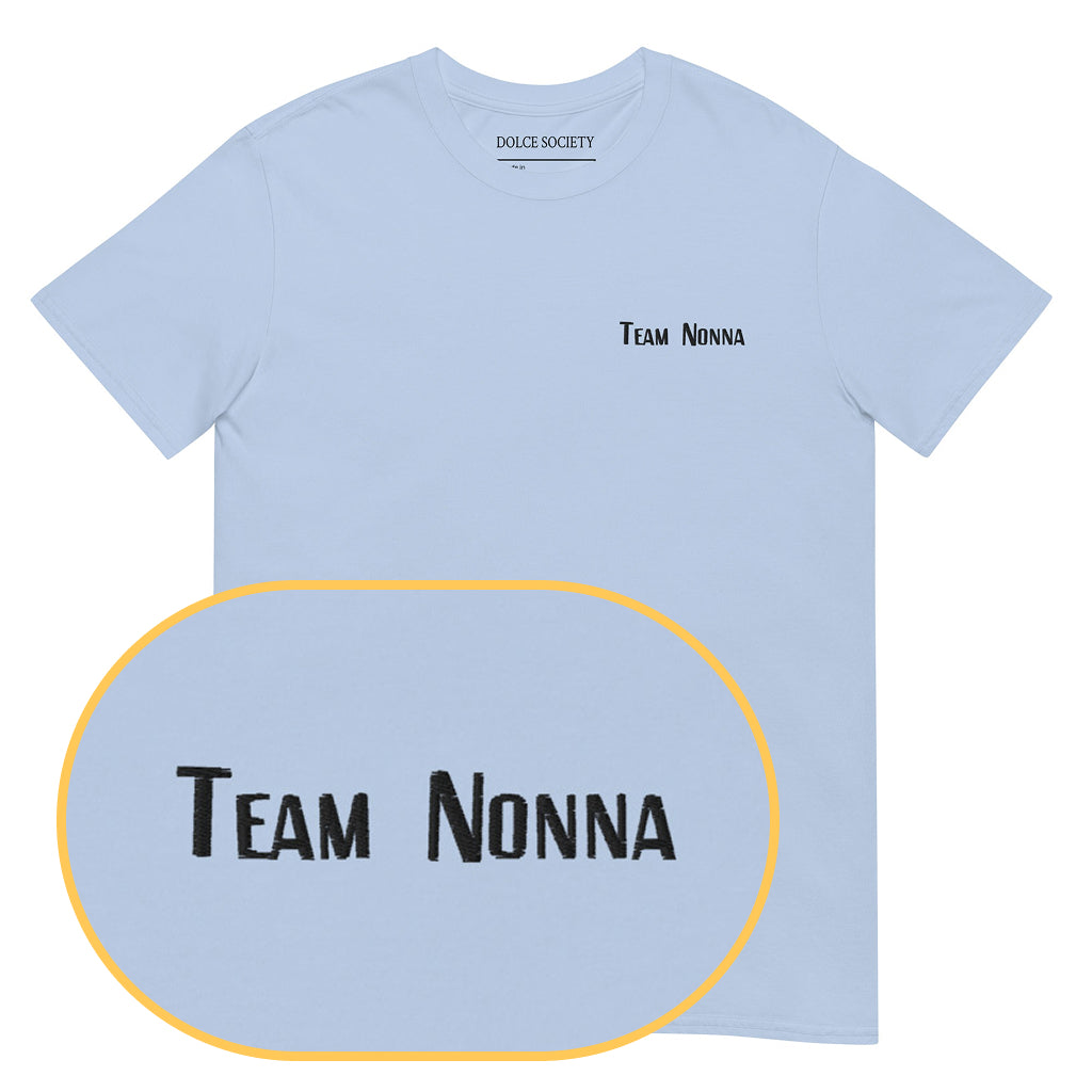 Team Nonna T-Shirt (Embroidered) @shop name