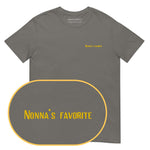 Nonna's Favorite T-Shirt (Embroidered) @shop name