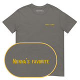 Nonna's Favorite T-Shirt (Embroidered) @shop name