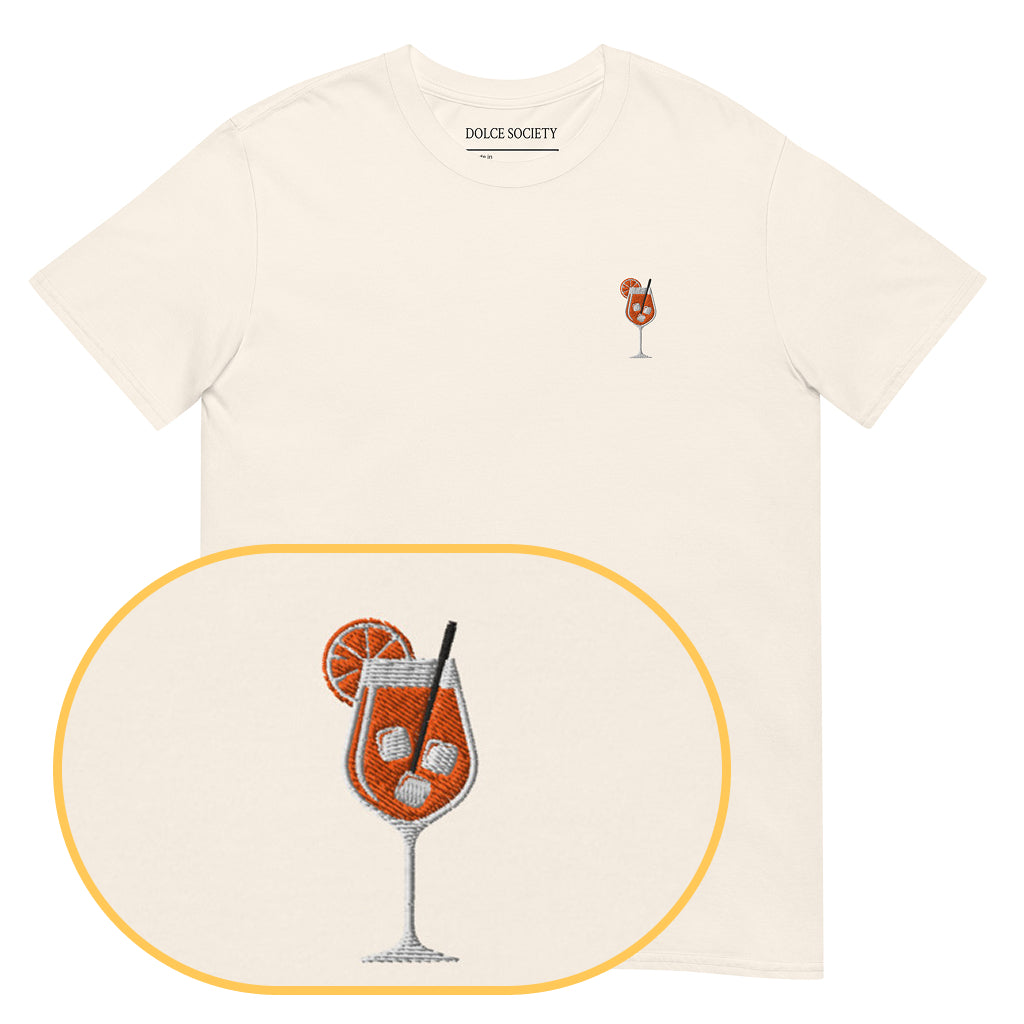 Aperol Spritz T-Shirt (Embroidered) @shop name