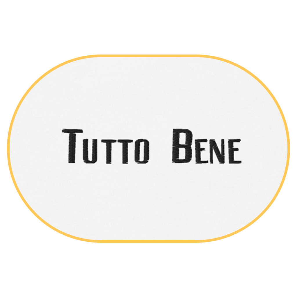 Tutto Bene T-Shirt (Embroidered) @shop name