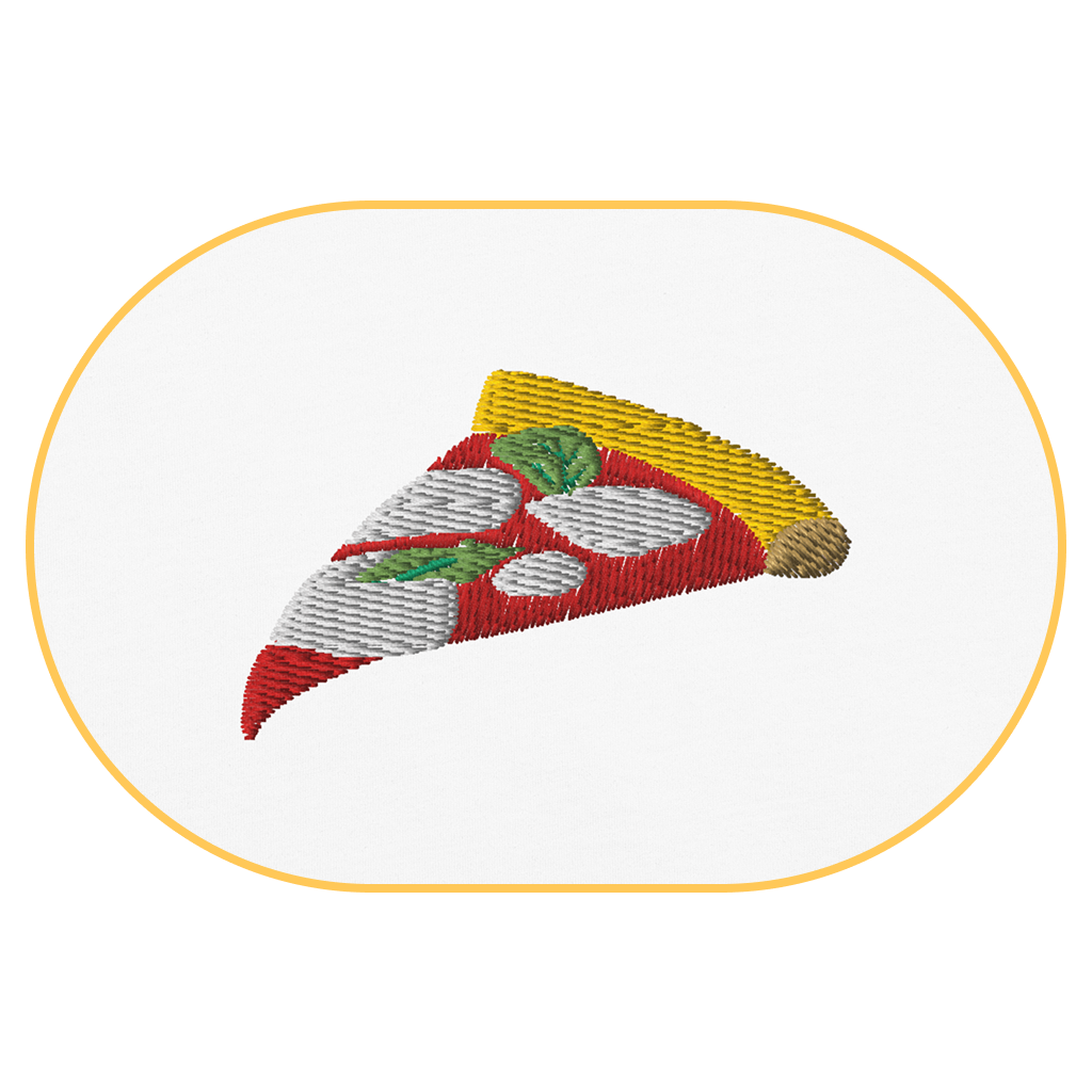 Pizza Margherita T-Shirt (Embroidered) @shop name