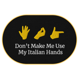 Italian Hands T-Shirt (Embroidered) @shop name