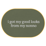 i got my good looks from my nonno T-Shirt (Embroidered) @shop name