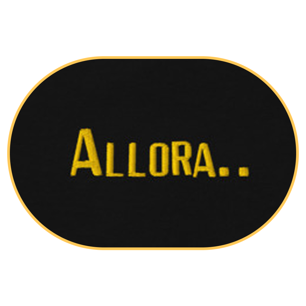 Allora.. T-Shirt (Embroidered) @shop name