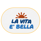 La Vita è Bella T-Shirt (Embroidered) @shop name
