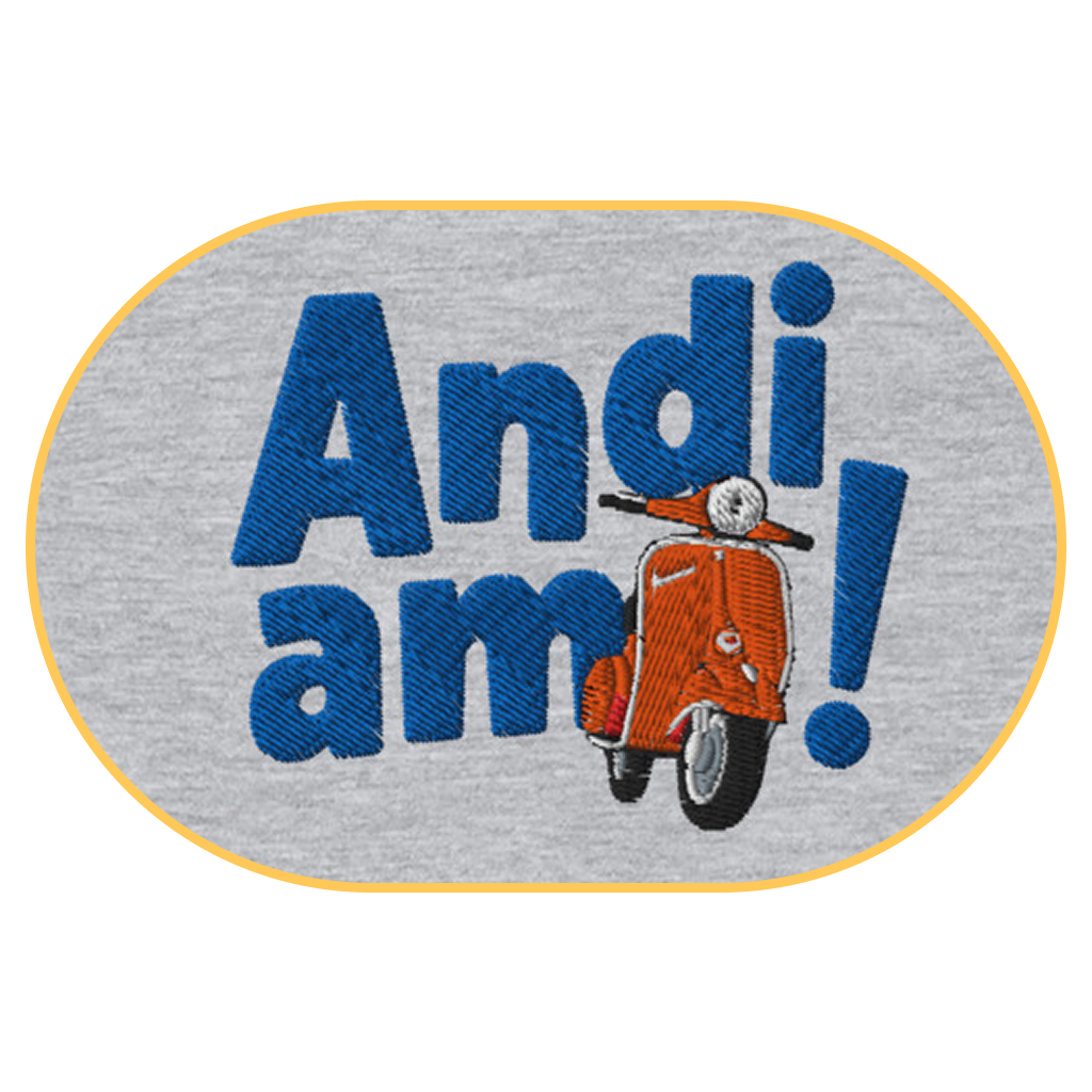 Andiamo T-Shirt (Embroidered) @shop name