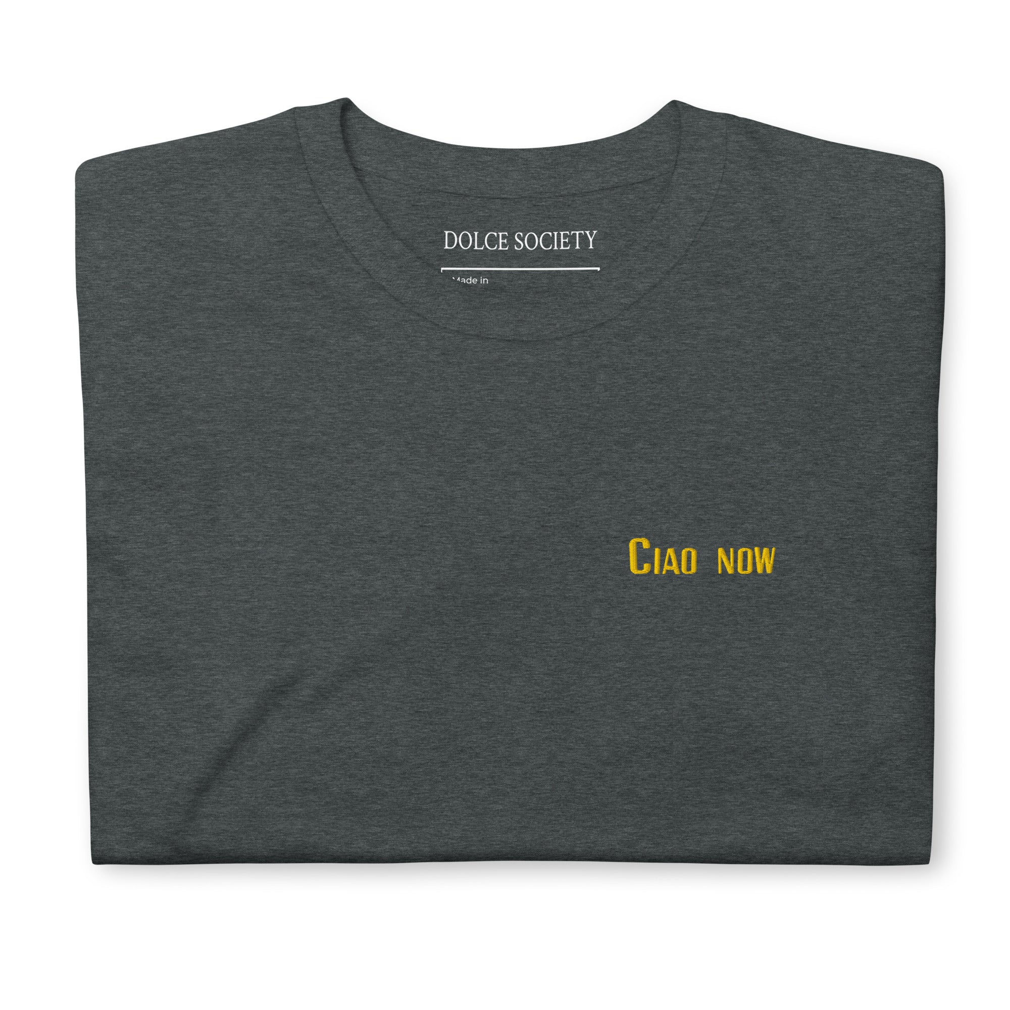 Ciao Now T-Shirt (Embroidered) @shop name