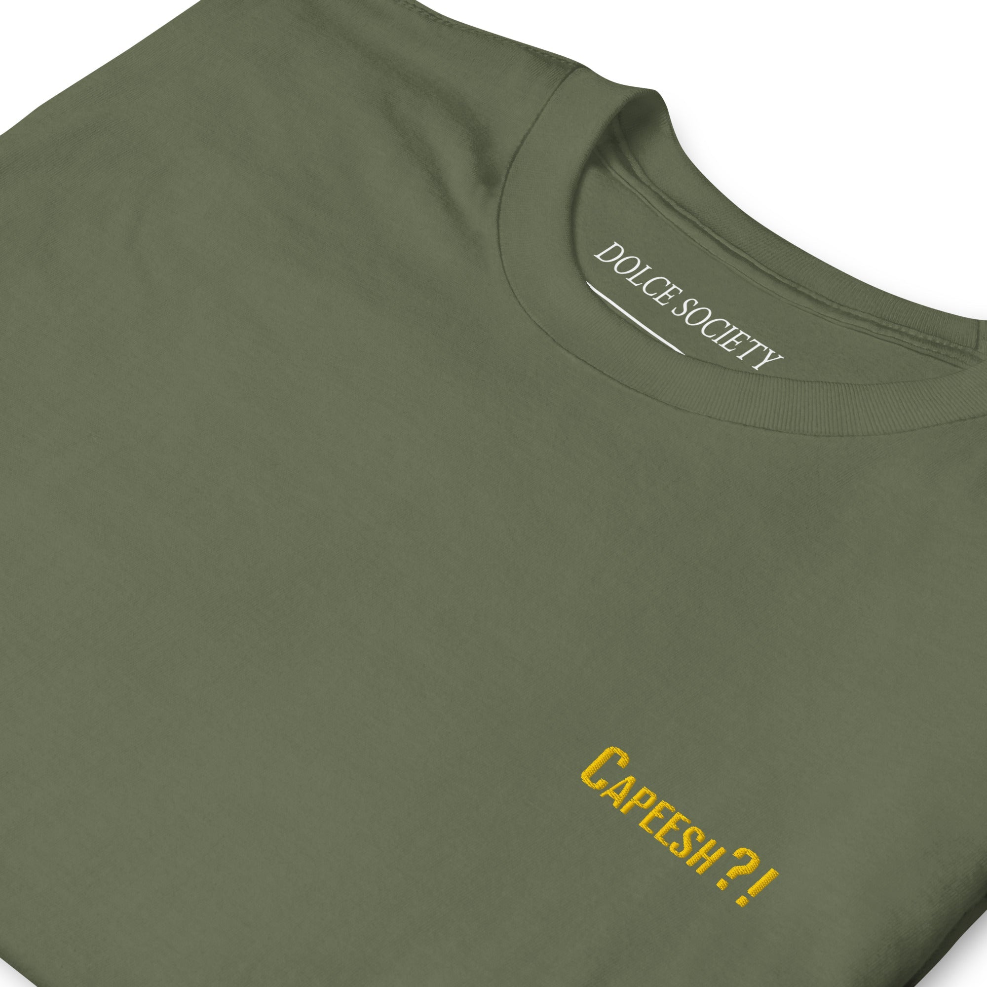 Capeesh?! T-Shirt (Embroidered) @shop name