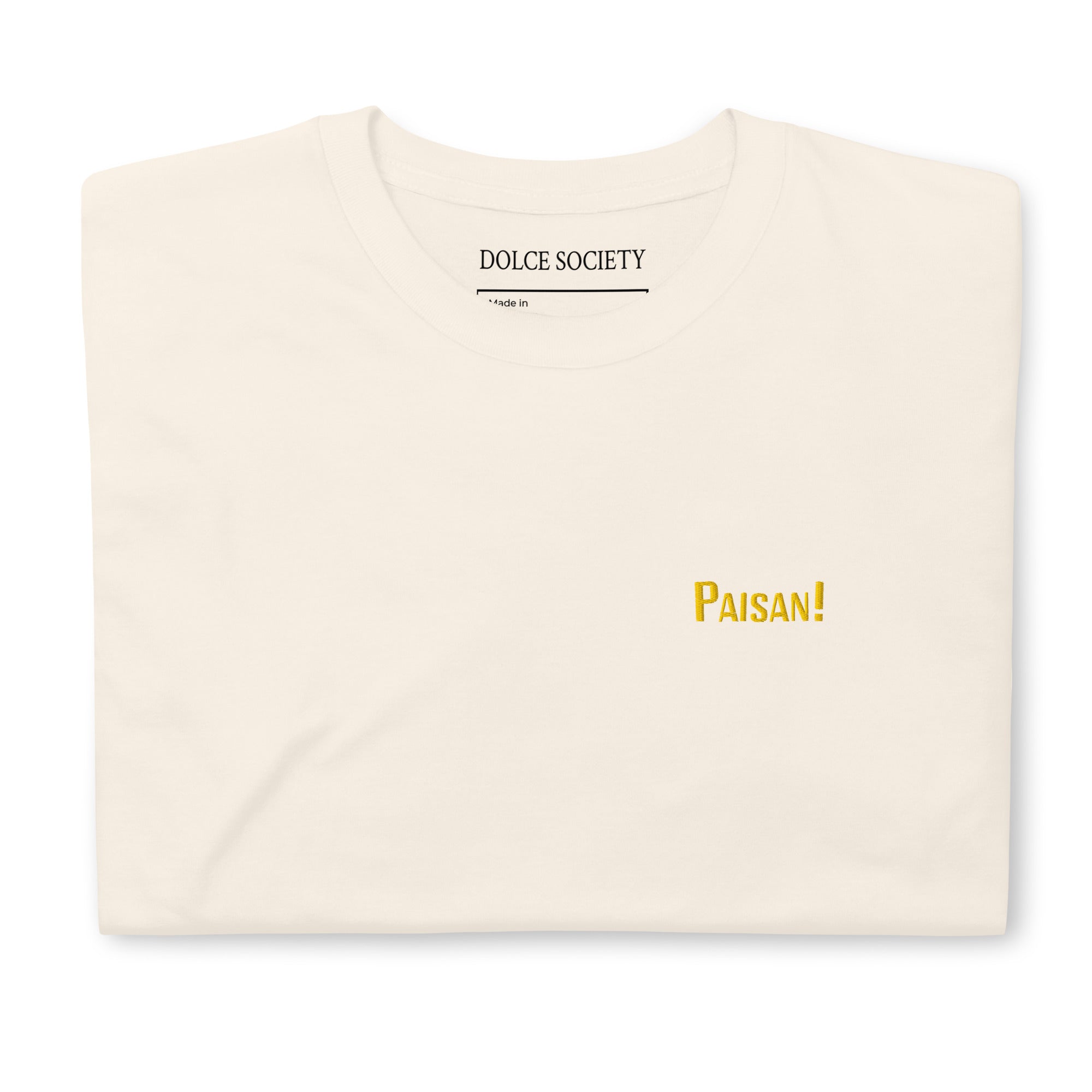 Paisan! T-Shirt (Embroidered) @shop name