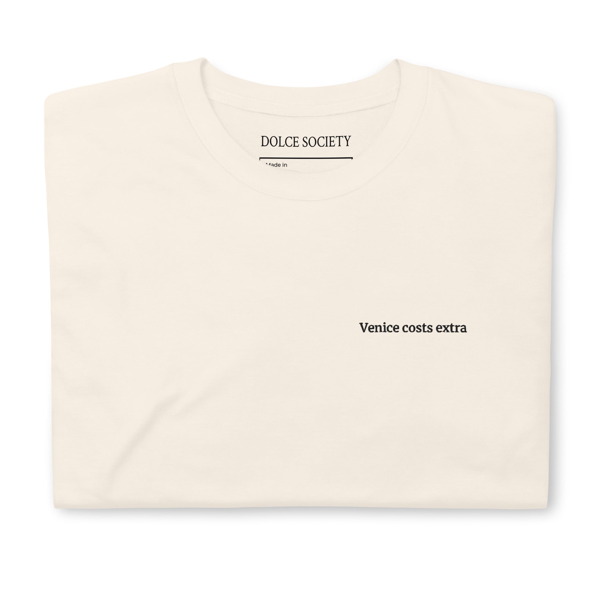 Venice costs extra T-Shirt (Embroidered) @shop name