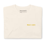 Nonna's Favorite T-Shirt (Embroidered) @shop name