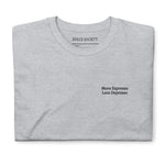 More Espresso Less Depresso T-Shirt (Embroidered) @shop name