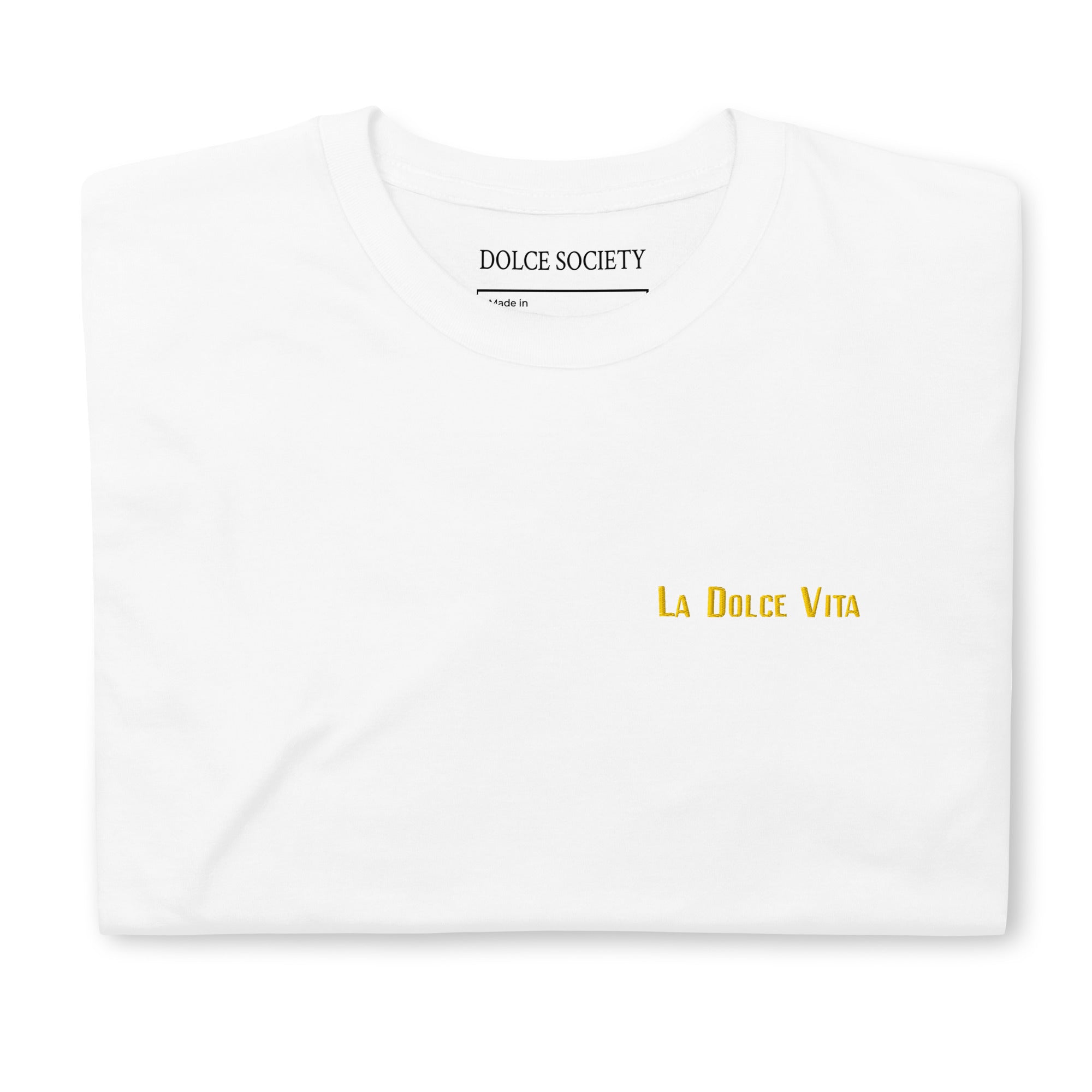 La Dolce Vita T-Shirt (Embroidered) @shop name
