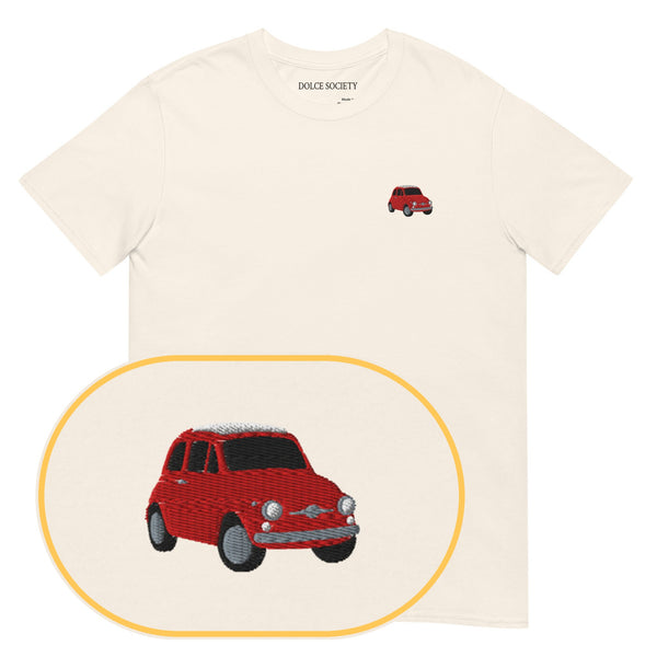 500 Cinquecento Car T-Shirt (Embroidered)