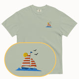 Sailing Boat T-Shirt (Embroidered)