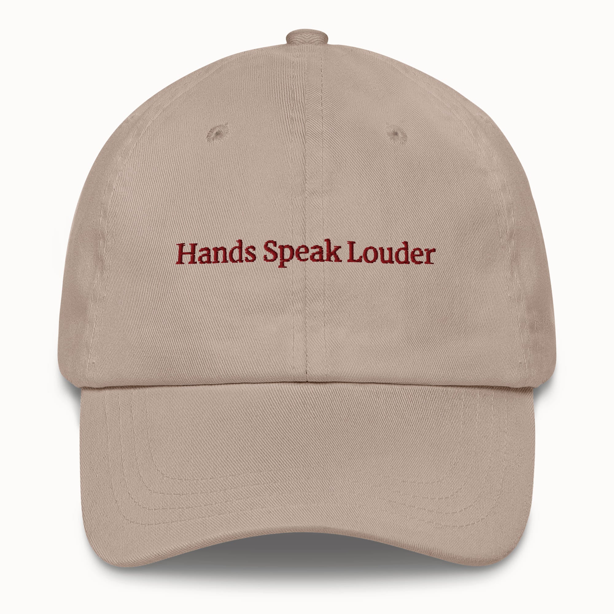 Hands speak louder Hat