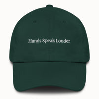 Hands speak louder Hat @shop name