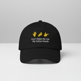 Italian Hands Hat