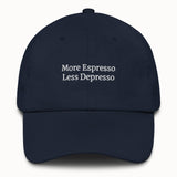 More Espresso Less Depresso Hat